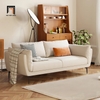 sofa băng cong dài 2m2 trắng kem