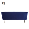Z2 Ghế sofa đơn vải nhung xanh đậm DT61 Eivor cho tiệm shop