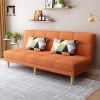 sofa giường màu cam