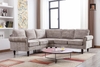 V3 Bộ ghế sofa góc L châu Âu GT68 Winston 2m4 x 2m4 cao cấp