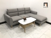 A3 Bộ ghế sofa góc L gia đình nhỏ GL3 2m2 x 1m6 xám ghi
