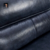 Z1 Sofa văng da công nghiệp màu xanh đậm BHQ12 Franz dài 2m