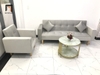 H1 Bộ ghế sofa văn phòng giá rẻ KL4 GBL2 xám tro vải nhung