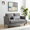 I4 Bộ ghế sofa văn phòng làm việc KT128 Marouso xám lông chuột