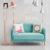 S2 Sofa văng nhỏ gọn cho shop tiệm BT283 Mariene 1m8 vải nhung