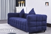 D4 Ghế sofa băng vải lông cừu xám đậm BHQ9 Toum 2m shop tiệm