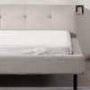 Q3 Giường ngủ bọc nỉ mềm GN50 Hewez 1m6 x 2m phòng ngủ gia đình