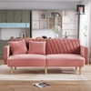 sofa giường màu hồng phấn dài 2m