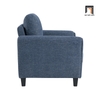 C3 Ghế sofa đơn vải nỉ xanh đậm DT100 Arsaluis 1 nệm ngồi nhỏ