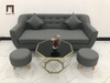 ghế sofa băng xám đậm 1m9 nhỏ gọn