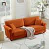 sofa băng màu cam