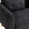 D3 Ghế sofa băng nỉ xám đen BT222 Arlander dài 1m2 nhỏ gọn