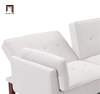 K2 Ghế sofa giường gấp gọn GB53 Armisen 2m xám trắng vải nhung