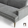 R1 Ghế sofa bed bật giường nằm GB12 Andes 2m xám lông chuột