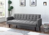 P3 Ghế sofa giường nằm giá rẻ GB76 Batrie dài 2m xám lông chuột