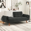 H1 Ghế sofa giường thông minh GB74 Kazal xanh lá vải nỉ dài 2m