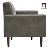 E3 Sofa giường gấp gọn GB108 Bharati 1m9 da công nghiệp xám đen