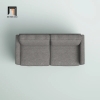 R3 Ghế sofa văng giá rẻ dài 1m9 BT6 Timmin vải nỉ xám ghi