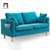C1 Bộ ghế sofa phòng khách gia đình KT81 Kiddy phối màu vải nỉ