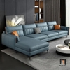 U2 Bộ ghế sofa góc L da giả Pu GT110 Gila 3m x 1m7 sang trọng