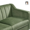 Z2 Bộ ghế sofa gia đình xinh xắn KT131 Perrytown vải nhung xanh lá