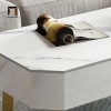 L2 Bàn sofa mặt đá lục giác BSF42 Khame 1m kiểu dáng sang trọng