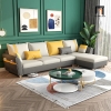 F1 Ghế sofa góc L phòng khách GT127 Pedley 3m x 1m6 xinh xắn