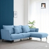 sofa góc vải nhung