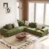 sofa góc xanh lá 2m3 x 2m3