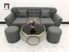 bộ ghế sofa băng nhỏ màu xám đậm