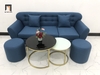 P2 Bộ ghế sofa nệm chung cư BL12 BTC dài 1m9 xanh dương