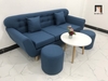 P2 Bộ ghế sofa nệm chung cư BL12 BTC dài 1m9 xanh dương