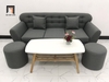B1 Bộ ghế sofa băng giá rẻ 1m9 BL12 BTC xám đậm giá rẻ