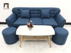 P2 Bộ ghế sofa nệm chung cư BL12 BTC dài 1m9 xanh dương