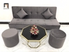 set ghế sofa giường vải nhung giá rẻ