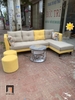H1 Ghế sofa góc L vải nỉ xinh xắn GT235 Greci 2m5 x 1m6 giá rẻ
