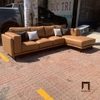 ghế sofa góc L da công nghiệp
