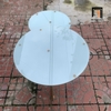 J3 Cặp 2 bàn trà mặt kính tròn BTPK6 Badil giá rẻ cho phòng khách