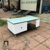 L2 Bàn sofa phòng khách gia đình BTPK9 Hauku 1m kính cường lực