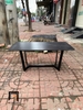 N2 Bàn trà chữ nhật mặt đá đen BTPK21 Peralta 1m x 50 hiện đại