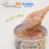 Pate Mèo Meowow Súp Cá Ngừ Trắng Nguyên Miếng (Lon 80g)