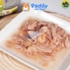 Pate Mèo Meowow Súp Cá Ngừ Trắng Nguyên Miếng (Lon 80g)