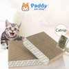 Bàn Cào Móng Giấy Cho Mèo + Tặng Cỏ Mèo