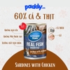 Pate Mèo Snappy Tom Real Fish - Lon 400g