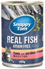 Pate Mèo Snappy Tom Real Fish - Lon 400g