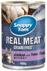 Pate Mèo Snappy Tom Real Fish - Lon 400g