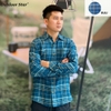 WEG Mens long sleeve flannel shirt