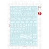 [HÀNG CÓ SẴN] DECAL HOBBY MIO VOL.10 001-005