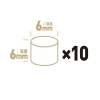 [HÀNG CÓ SẴN] PHỤ KIỆN MOD HOBBY MIO - NAM CHÂM MOD MÔ HÌNH MAGNET (GÓI 10 VIÊN)