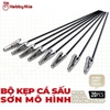 DỤNG CỤ HOBBY MIO - HỘP 20 CÂY KẸP CÁ SẤU SƠN MÔ HÌNH BẰNG KIM LOẠI CAO CẤP